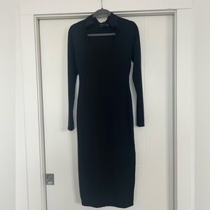 Black MIDI Dress